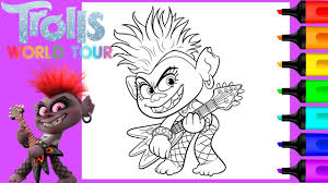 Trolls world tour coloring pages in 2020 coloring pages cute coloring pages paw patrol coloring who do you like more. Queen Barb Trolls World Tour Coloring Art And Coloring Fun Youtube