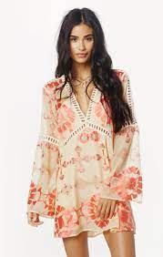 For Love And Lemons Barcelona Dress Barcelona Dress Boho Outfits Fashion