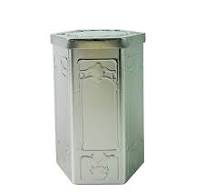 ODM storage empty octangle Christmas biscuit candy tea and ...