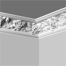 But you can still use florals in a modern home by following these tips. Large Polyurethane Floral Crown Molding Cornice Design Crown Molding Plaster Ceiling Design