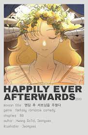 Happily ever afterwards | minimalist poster in 2023 | Minimalist poster,  Webtoon, Poster