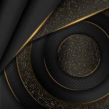 أسود داكن مع نقاط ذهبية نمط خلفية معدنية لورق الحائط Dan الديكور الغرض 3d خلاصة فن صورة الخلفية للتحميل مجانا