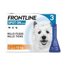 Frontline Spot On Flea And Tick Treatment Small Dog 2 10kg 3 Pack Pets At Home
