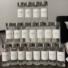 Modern Spice Labels Personalization Available Durable Water Oil Resistant Square Or Round Fits Mason Jars Modern Pantry Labels Spice Labels Modern Pantry