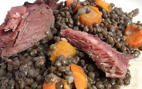 Petit Sale Aux Lentilles La Recette Traditionnelle Petit Sale Lentilles Recette Facile Recette De Plat