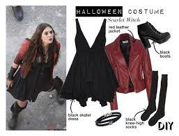 Scarlet Witch Wanda Maximoff Avengers Age Of Ultron Halloween Costume Idea By Nerd Ville Liked On Polyvore Fe In 2021 Marvel Fashion Cosplay Outfits Clothes