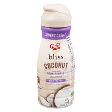 Unsweetened almondmilk creamer blends beautifully with coffee and tea: Coffee Mate Bliss Coconut Coffee Creamer Sweet Creme