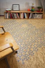 Sol En Osb Et Peinture En Pochoir Osb Sols Peints Deco Sol