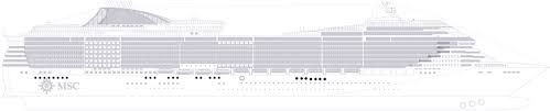 %s deck plan find your cabin here on the ship and cabin plan overview of inside and balcony cabins ship's plan msc splendida. Msc Splendida Msc Cruise Ship Cruise Liner Msc Cruises Fleet