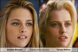 Kristen Stewart Totally Looks Like Teresa Palmer Celebrity Look Alike Famous Celebrities Teresa Palmer
