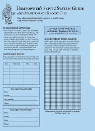 Removing and disposing of domestic septage from septic tanks, holding tanks, portable toilets or other similar sewage treatment or disposal facilities. Homeowner S Septic System Guide And Maintenance Record Folders 10 Copies Shelter Publications Septic System Septic System Service Homeowner