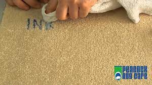 How To Remove Ink From Carpets Youtube