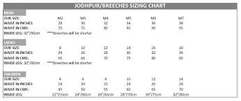 Peter Williams Size Guide