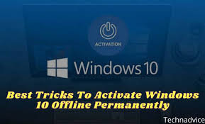 Download microsoft office 2010 full version gratis pro plus. Best Tricks To Activate Windows 10 Offline Permanently 2021 Technadvice