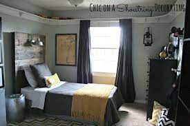 Chic On A Shoestring Decorating Bigger Boy Room Reveal Boy Bedroom Design Tween Boy Bedroom Bedroom Design