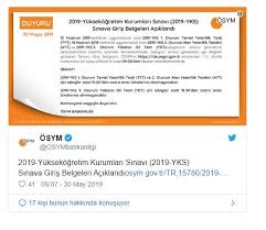 Ösym ais sayfasında yks sınav giriş belgesi nasıl alınır? Ais Osym Gov Tr 2018 2019 Yks Universite Sinav Giris Belgesi Nasil Cikartilir 2019 Yks Ne Zaman Yks Cikmis Sorular Takvim