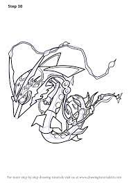 Legendary pokemon coloring pages coloring pages coloring pages page rayquaza legendary at pokemon print and mythical colouring sheets printable birds mega palkia all 846x1336 samsung washer dryer recall washing machine smells repair. How To Draw Mega Rayquaza From Pokemon Drawingtutorials101 Com Artofit