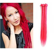 Here's proof that dread styles for men can be neat and all put together. 20 Inch Rose Red Handmade Dreadlocks Extensions Fashion Reggae Hair Hip Hop Style Soft Faux Locs Crochet Braiding Hair For Women Men Pack Of 10pcs Watermelon Red Wantitall