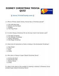 Disney has been around for 96 years, and is considered … Disney Christmas Trivia Quiz Trivia Champ