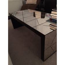 This west elm bench knockoff looks exactly like the store version and costs about $15 to make as opposed to almost $700 for the retail version. West Elm Herringbone Mirror Coffee Table Aptdeco