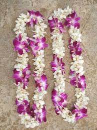 Double Orchid Indian Wedding Garland Flower Jewellery For Mehndi Garland Wedding
