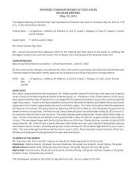 REGULAR BOARD OF EDUCATION MEETING