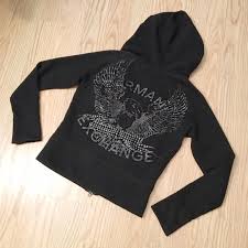 Pullover hoodie tonal large brandnameinternalx box logo front and text logo ba. A X Armani Exchange Shimmery Hoodie Hoodies Clothes Design Armani Exchange