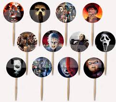A free collection of 42 star wars icons, available in ai and eps formats. Amazon Com Horror Movie Icons Cupcake Picks Cake Toppers 12 Pcs Halloween Film Jason Freddy Krueger Leatherface Michael Myers Chucky Pinhead Screamer Ghost Face Kitchen Dining