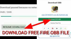 Free fire file online download कैसे करें. How To Download Free Fire Obb File Download Paused Because No Network Is Available Free Fire Play St Youtube