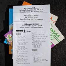 Jual beli online aman dan nyaman hanya di tokopedia. Paket Erlangga X Press Usbn Sd Mi 2020 Ipa Matematika Bahasa Indonesia Kunci Jawaban Shopee Indonesia
