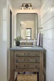 Turning A Tiny Cottage Into A Two Story Modern Farmhouse Modern Farmhouse Powder Room Rustic Master Bathroom Rustic Powder Room