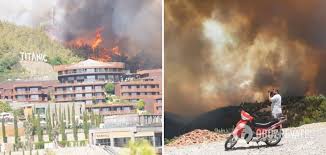 Цього разу вогонь охопив популярне курортне місто мармаріс (провінція мугла). Pozhezhi V Turechchini Chi Mozhna Povernuti Groshi Za Putivku I Yak Zminyatsya Cini