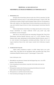 Proposal juga dibutuhkan oleh mahasiswa sebagai syarat untuk skripsi. Doc Contoh Proposal Acara Kegiatan Lomba 17 Agustus 2018 Docx Moch Taufik Akbar Academia Edu