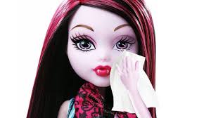 how to remove monster high doll makeup
