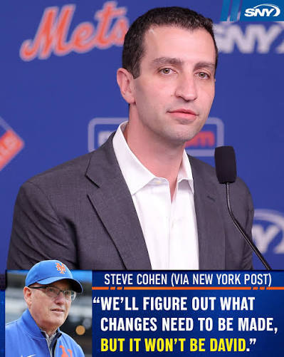David Stearns' job is safe, as he is going to "live out" the reminder of  his five-year contract as president of baseball operations with the Mets,  says Steve Cohen on The Show