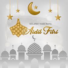 History of hari raya aidilfitri. Square Illustration Cartoon Aidilfitri Design Muslim Cartoon Aidilfitri Background Image For Free Download