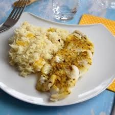 Cabillaud Au Curry Et Riz Coco Poivron Jaune Saveurs Indiennes Recette Poivron Jaune Alimentation Riz