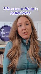 Want to improve your essay, term paper, or dissertation chapter? 📝 Write  in active voice as much as possible. 🏃🏼‍♀️🚴🏽‍♂️⛹🏻‍♀️ Avoid passive  voice by stating what who did what action. Subject + verb. ...