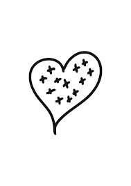 Download Hand Drawn Heart With Crosses Free Svg File Svgheart Com