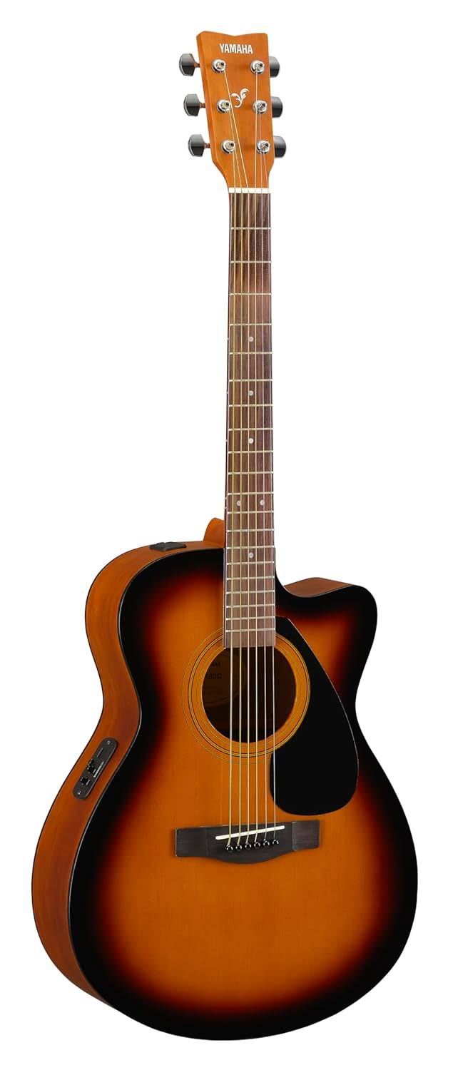 Yamaha FSX80C Semi-Acoustic Guitar – Tobacco Brown Sunburst product image