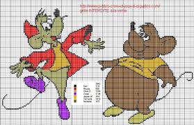 Suite A Une Demande Voici Les Souris Dans Cendrillon En Grille Gratuite Vous Trouverez Creations Disney Au Point De Croix Police Point De Croix Point De Croix