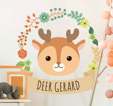 Sticker Illustration Dessin Bebe Cerfs Tenstickers Its plural is either dessins d'enfant. sticker chambre enfant dessin bebe cerfs