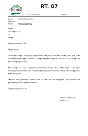 Memakai judul surat pengantar atau surat keterangan. Doc Kop Surat Perumahan Sindang Asih Damon Iskandar Academia Edu