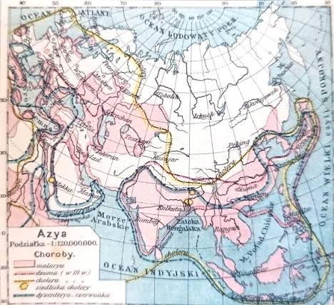 Mapping Disease Across Asia: A Historical Medical Map Long before satellites and modern health databases, cartographers used maps to understand how diseases moved across continents. This historical map of Asia shows the