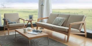 Sleek Wooden Frame Sofa Furniture Design Living Room Sofas Sofa Design Wooden Frame Sofa