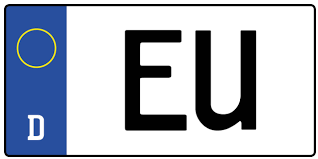 Eu Wofur Steht Das Auto Kennzeichen Eu Autokennzeichen Info
