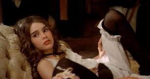 In the film she plays an 11 year old child prostitute. 12 Year Old Brooke Shields In Pretty Baby Oldschoolcreepy