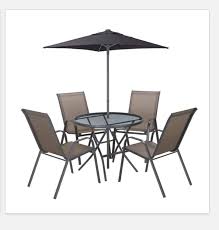The garden furniture range at homebase suits gardens, patios and balconies of all sizes and styles. This Andorra 4 Seater Set And Parasol Homebase Fonthill Facebook