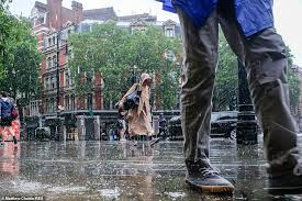 Euston station lines had to be shut down after the intense downpours on monday evening, with people. P7o2lve H3hywm