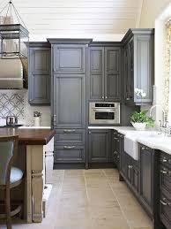 20 gorgeous kitchen cabinet color ideas for every type of kitchen. Gray Painted Kitchen Cabinets Traditional Kitchen Traditional Home